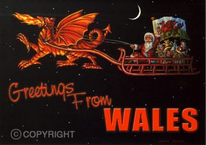 Dragon Power – Welsh Christmas Card