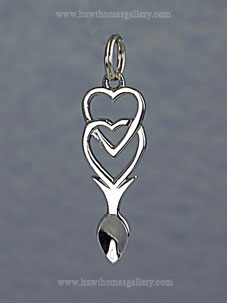 Silver Lovespoon Pendant / Necklace