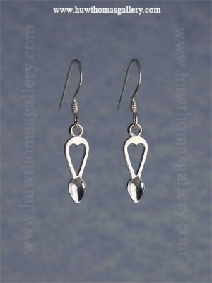 Silver Lovespoon Earrings ( Small )