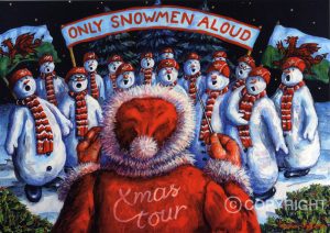 Only Snowmen Aloud – Welsh Christmas Card