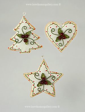Christmas Decorations Star, Heart & Christmas Tree