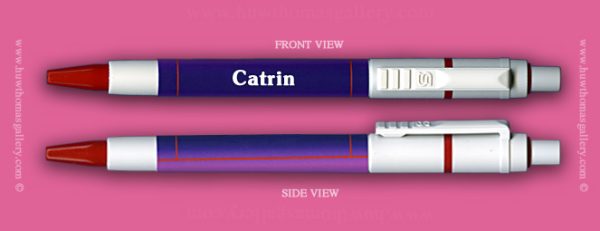 Female Welsh Name:  Catrin – On A Pen ( Girl’s / Women’s Name )