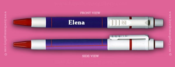 Female Welsh Name:  Elena – On A Pen ( Girl’s / Women’s Name )