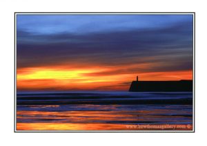 Porthcawl Sunset At Coney Beach – Greeting Card