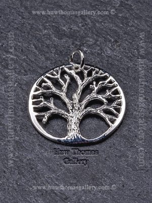 Silver Celtic Tree Of Life Pendant / Necklace