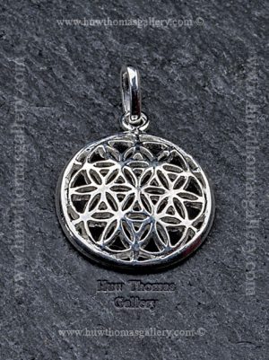 Silver Celtic Pendant / Necklace With Intricate Celtic Design