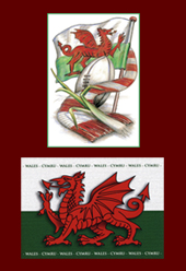 Welsh Greeting Cards - Blank Inside