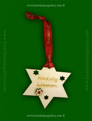 Welsh Christmas Tree Baubles & Decorations - Merry Christmas From Wales